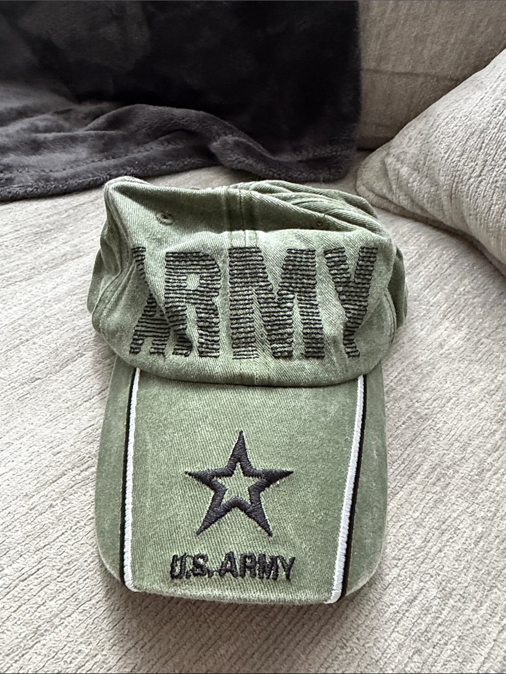 U.S. Army Olive Green Embroidered Cap